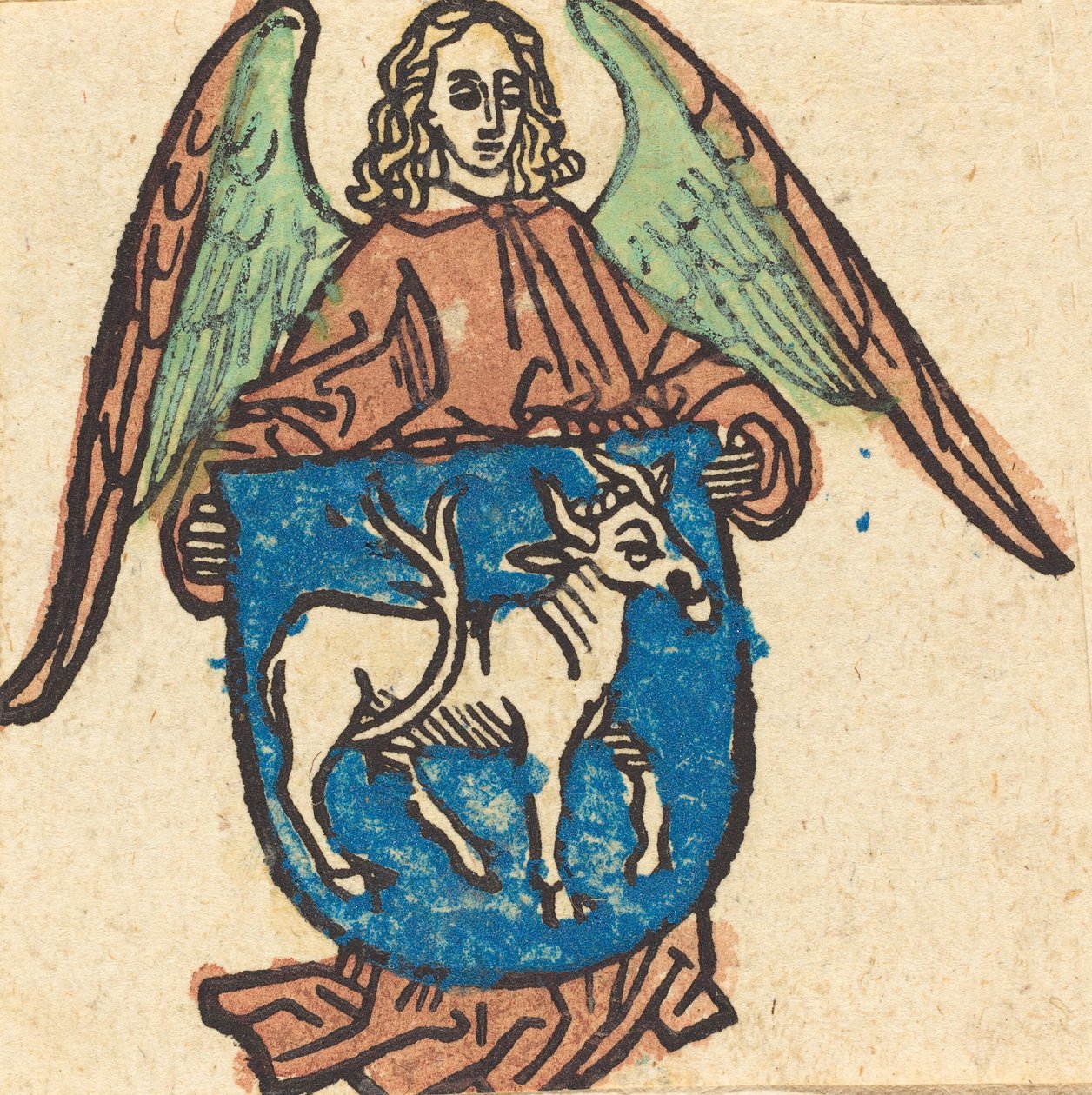 Bookplate of Hilprand Brandenburg of Bibrach by Unbekannt