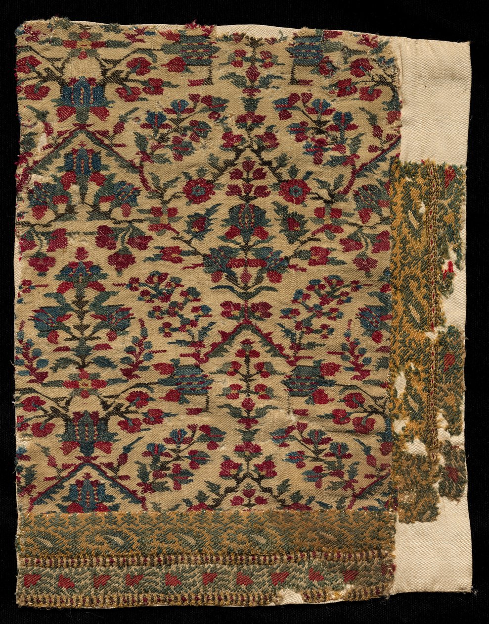Border Fragment of a Shawl, Late 1700s - Early 1800s by Unbekannt