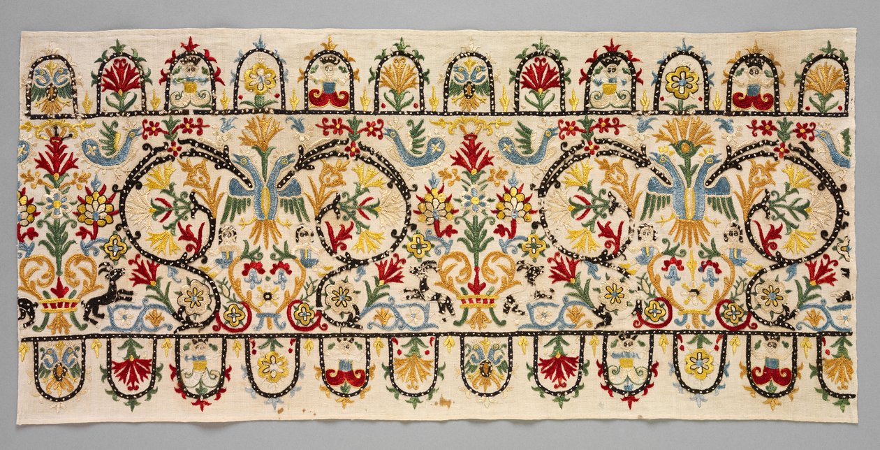 Border Strips of a Skirt, 1600s - 1700s by Unbekannt