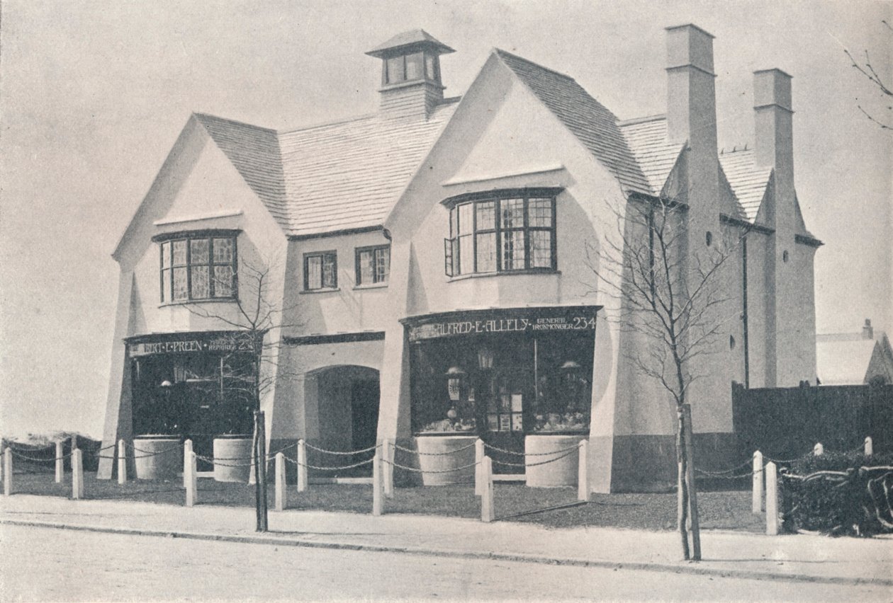 Bournville: Two of the Village Shops, c1900-1902 by Unbekannt