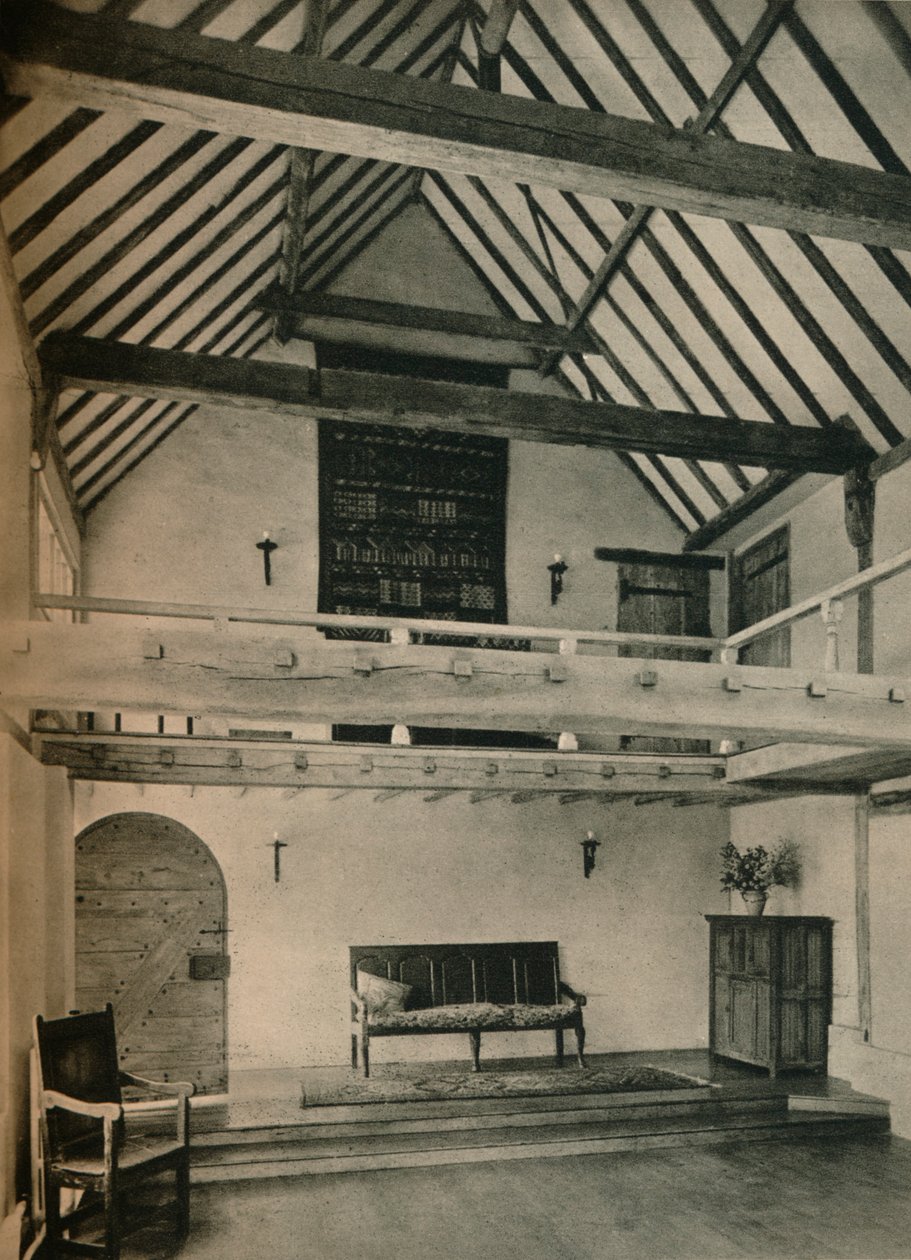 Boxhurst Farm, Kent: End of Dance Room. Restored and Converted by Oliver Hill by Unbekannt