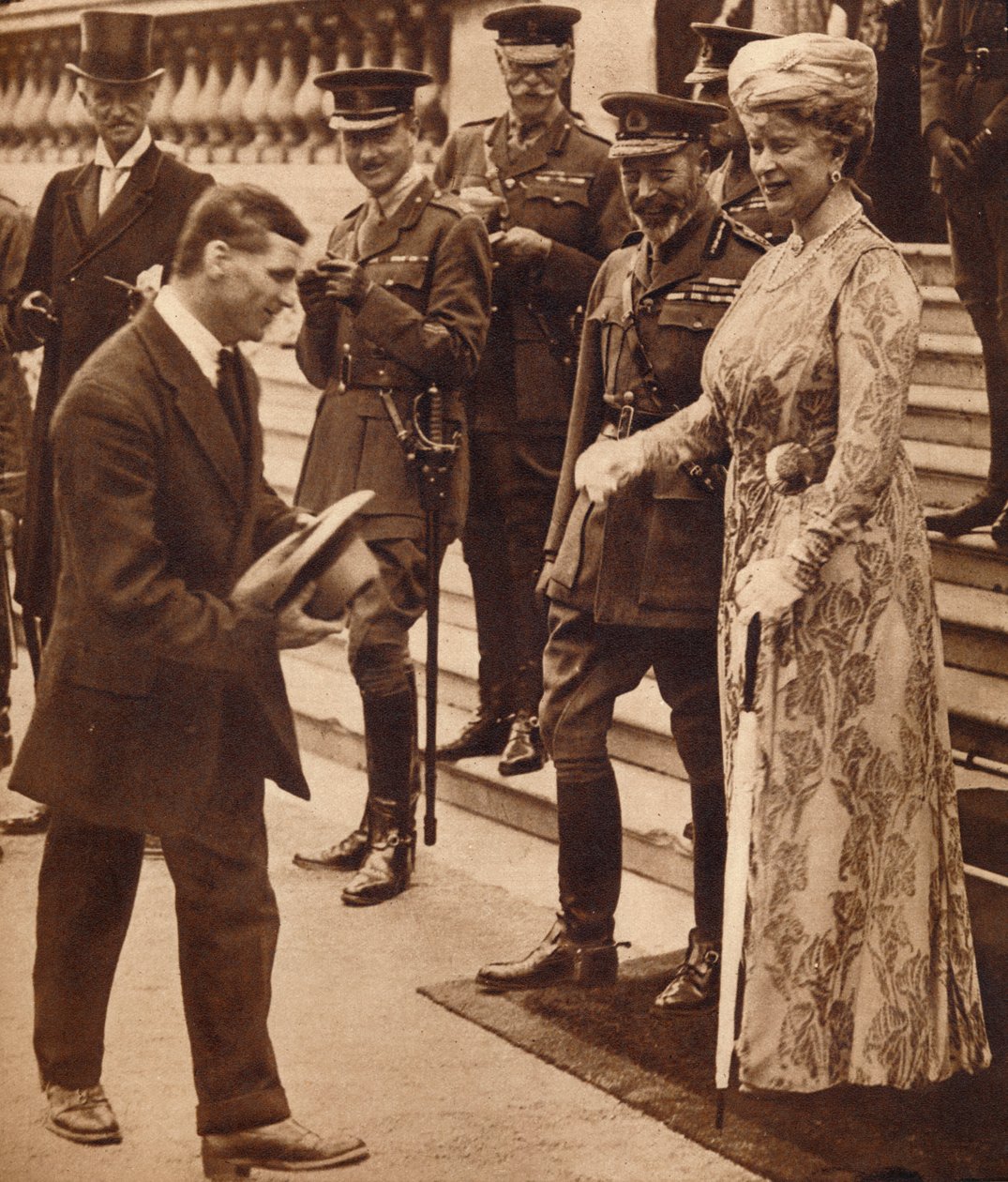 Bravery in Civvies: Laughs with the King and Queen, 1920s or 1930s by Unbekannt