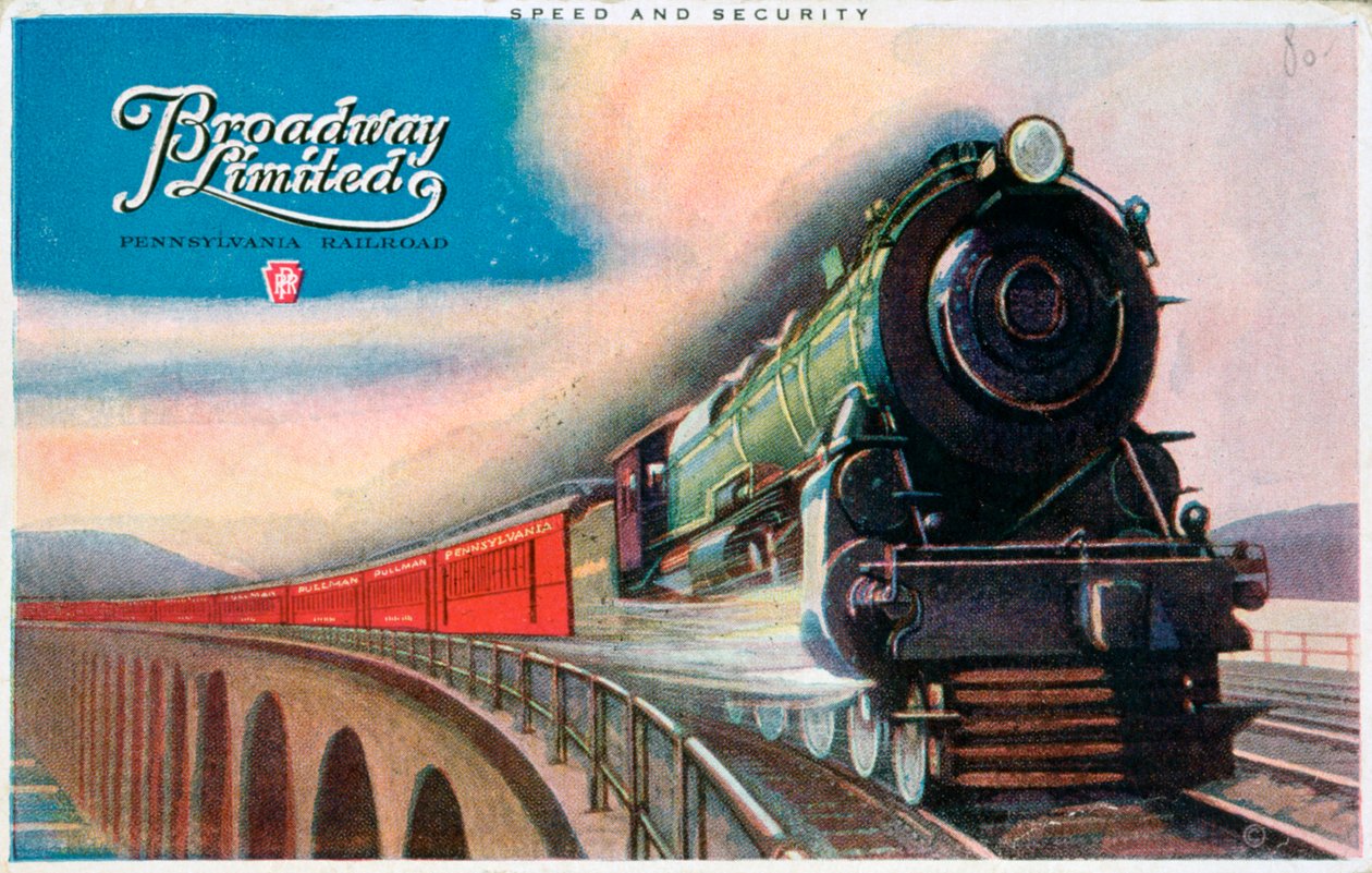 Broadway Limited, Pennsylvania Railroad, 1927 by Unbekannt