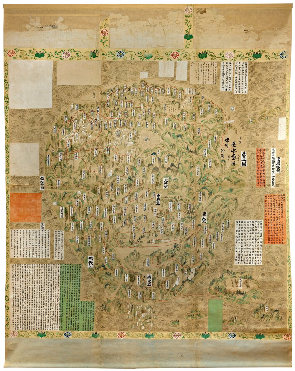 Buddhist Map of the World by Unbekannt