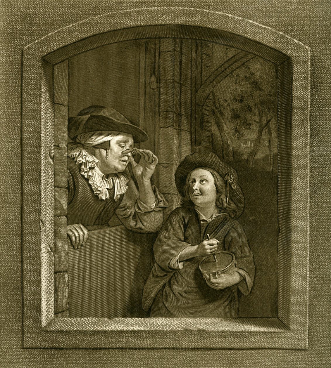 Bukal, eighteenth century French engraving by Unbekannt