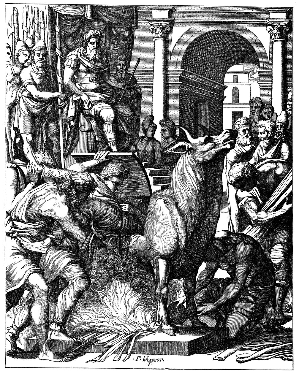Bull of Phalaris, tyrant of Agrigentum, Sicily by Unbekannt