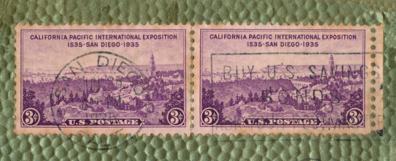 California Pacific International Exposition - U.S. Postage Stamp by Unbekannt