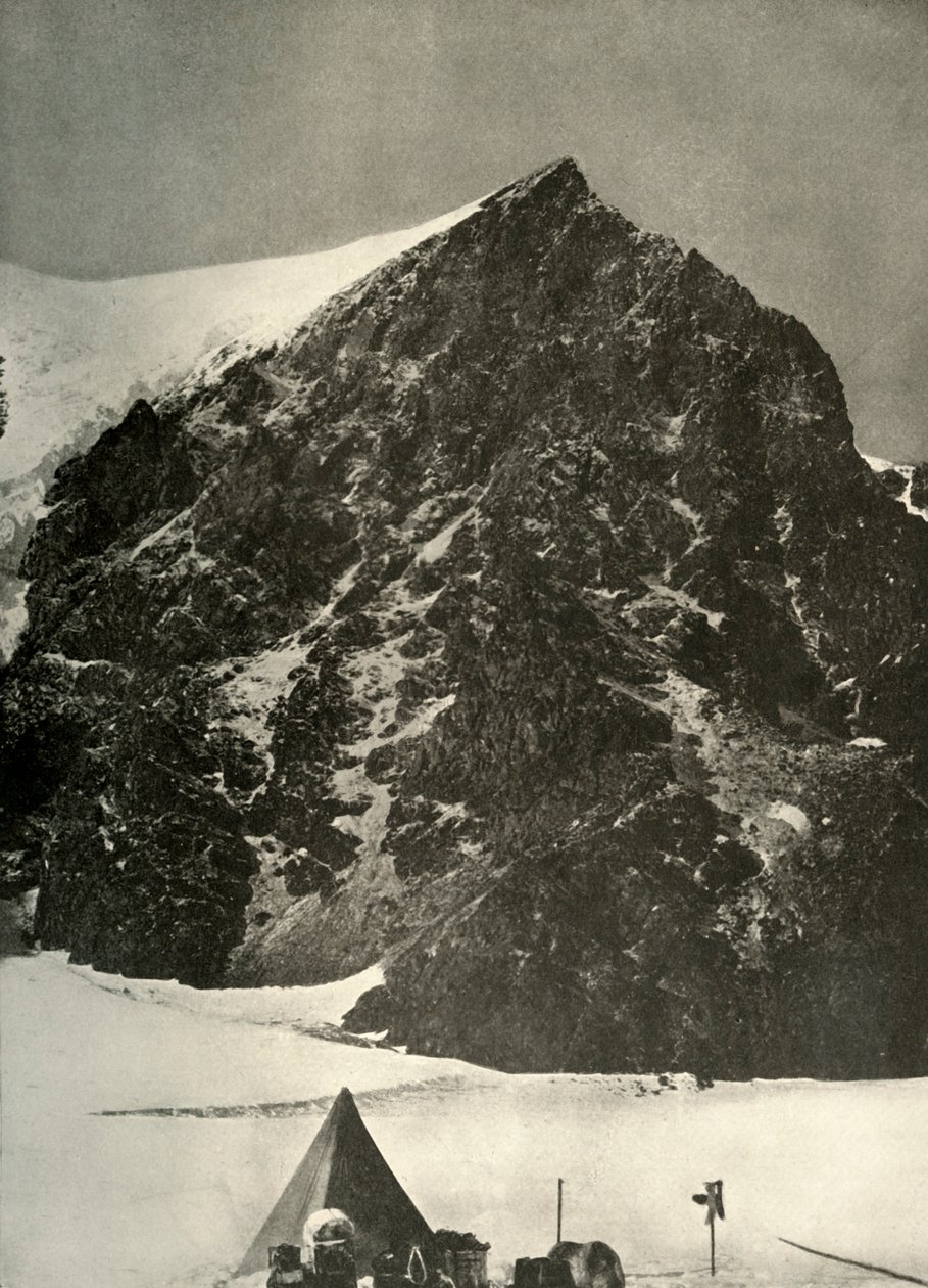 Camp on December 17 on the Ferrar Glacier Below Sentinel Rock by Unbekannt