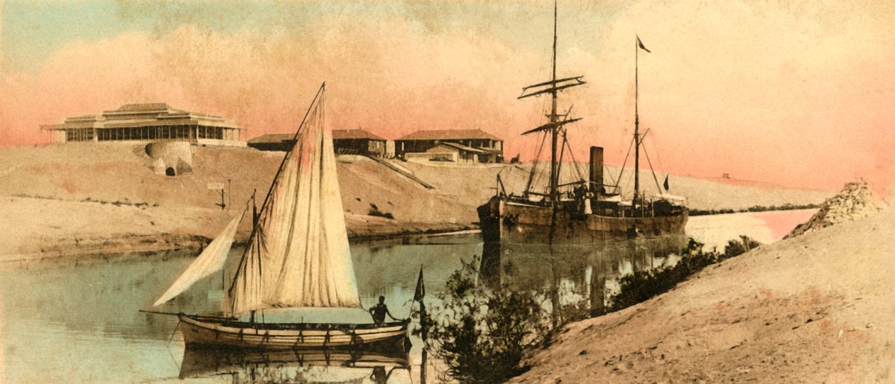 Canal of Suez - Chantier VI, c1918-c1939 by Unbekannt