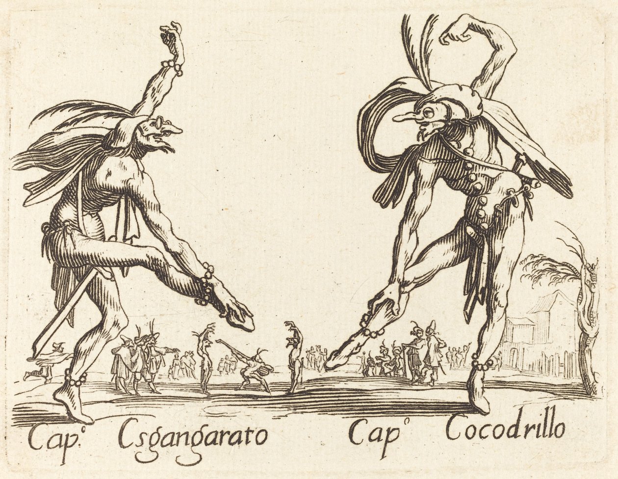 Cap. Esgangarato and Cap. Cocodrillo by Unbekannt