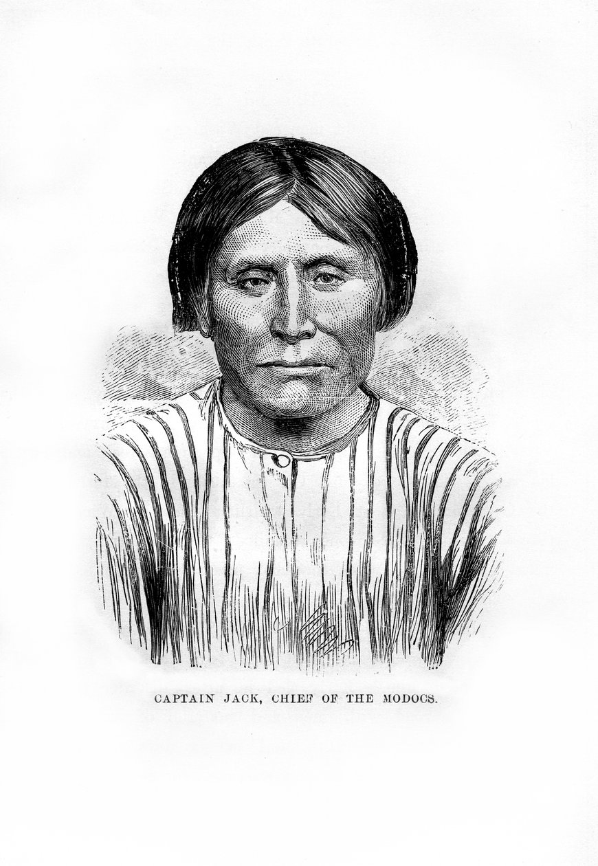 Captain Jack, Chief of the Native American Modoc Tribe by Unbekannt