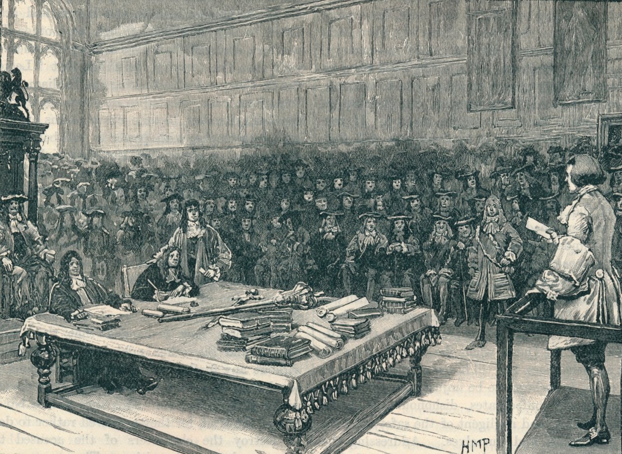 Captain Kidd before the Bar of the House of Commons by Unbekannt