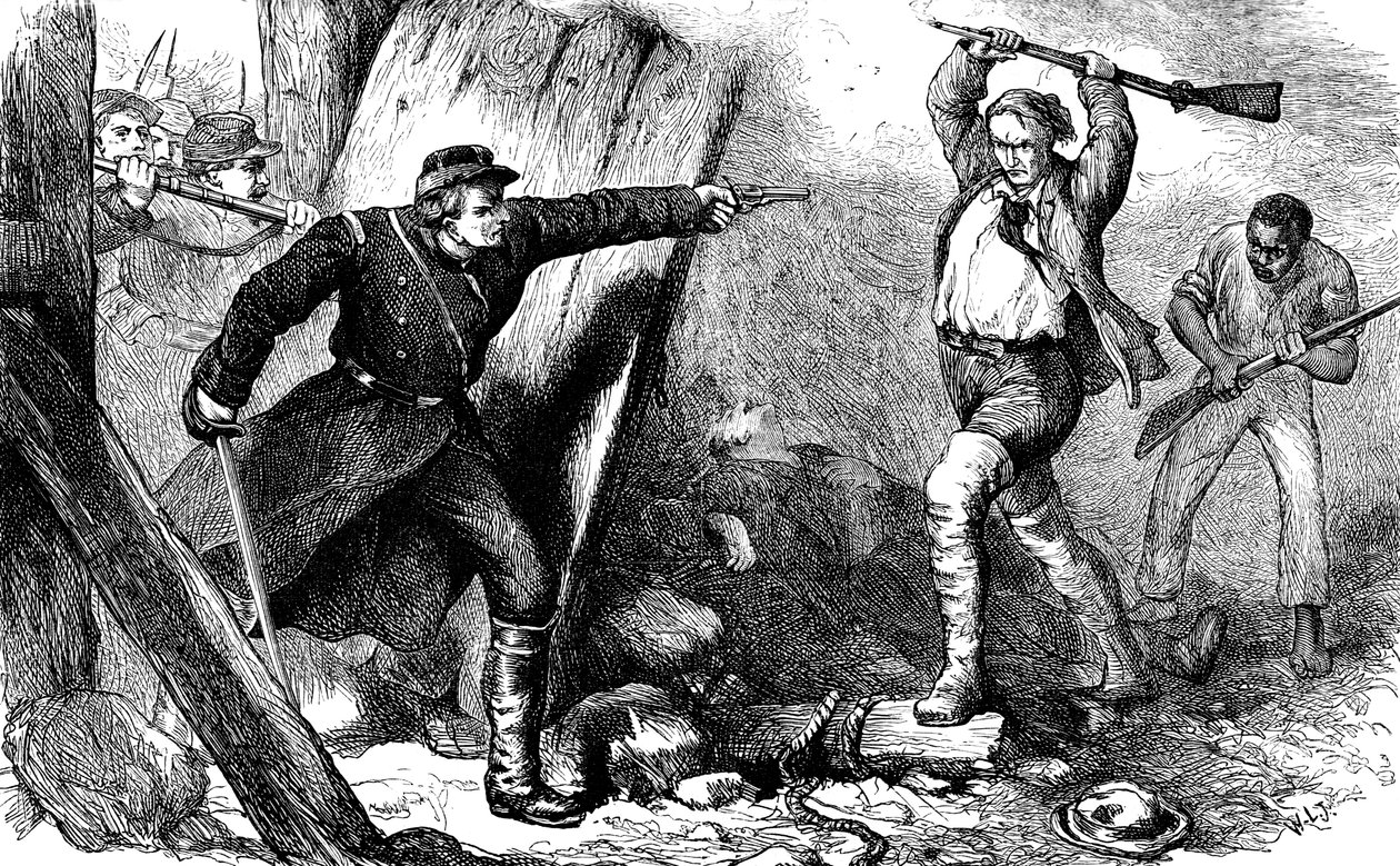 Capture of John Brown in the Engine House by Unbekannt