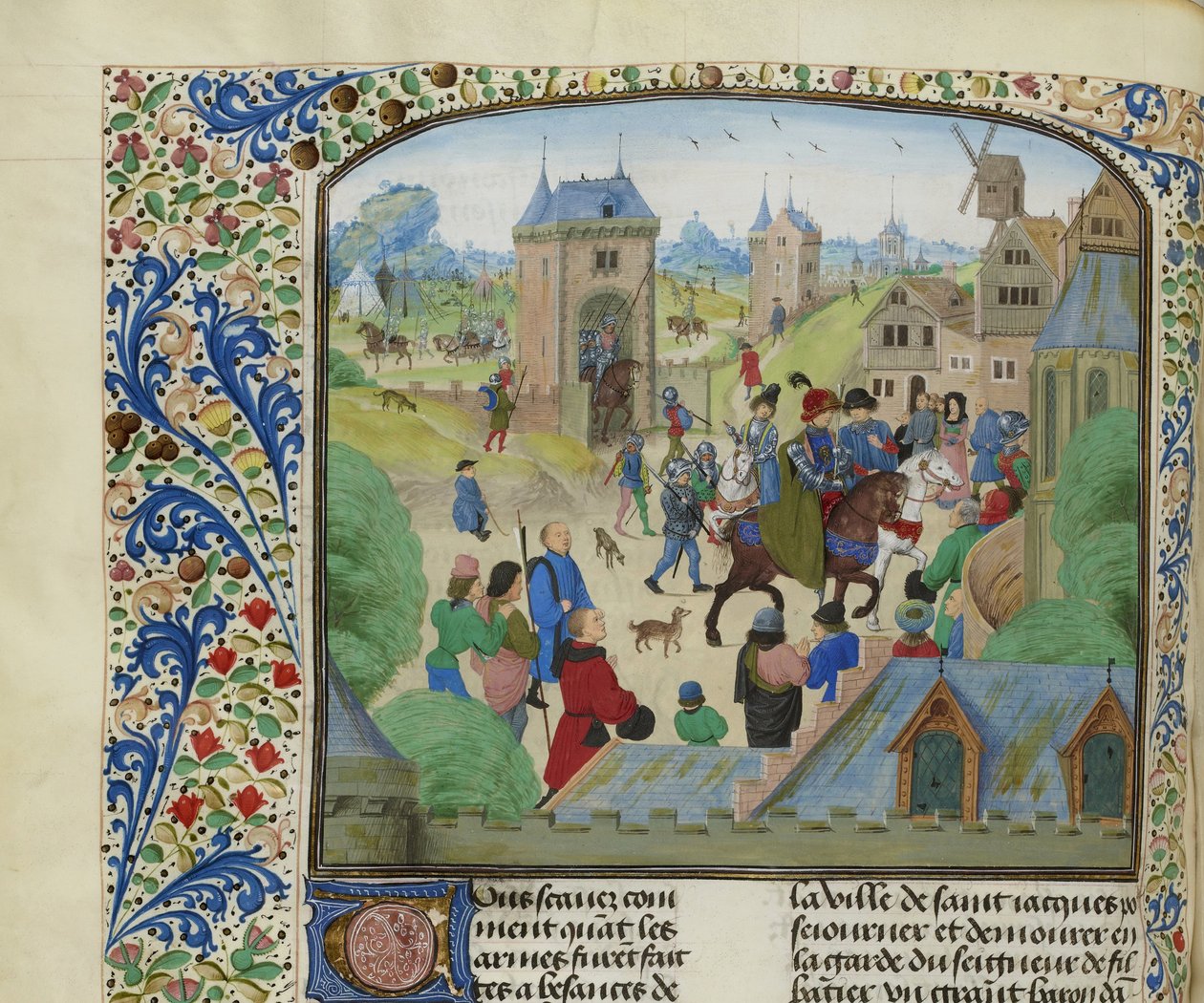 Capture of Orense by the English Army, 1387 by Unbekannt