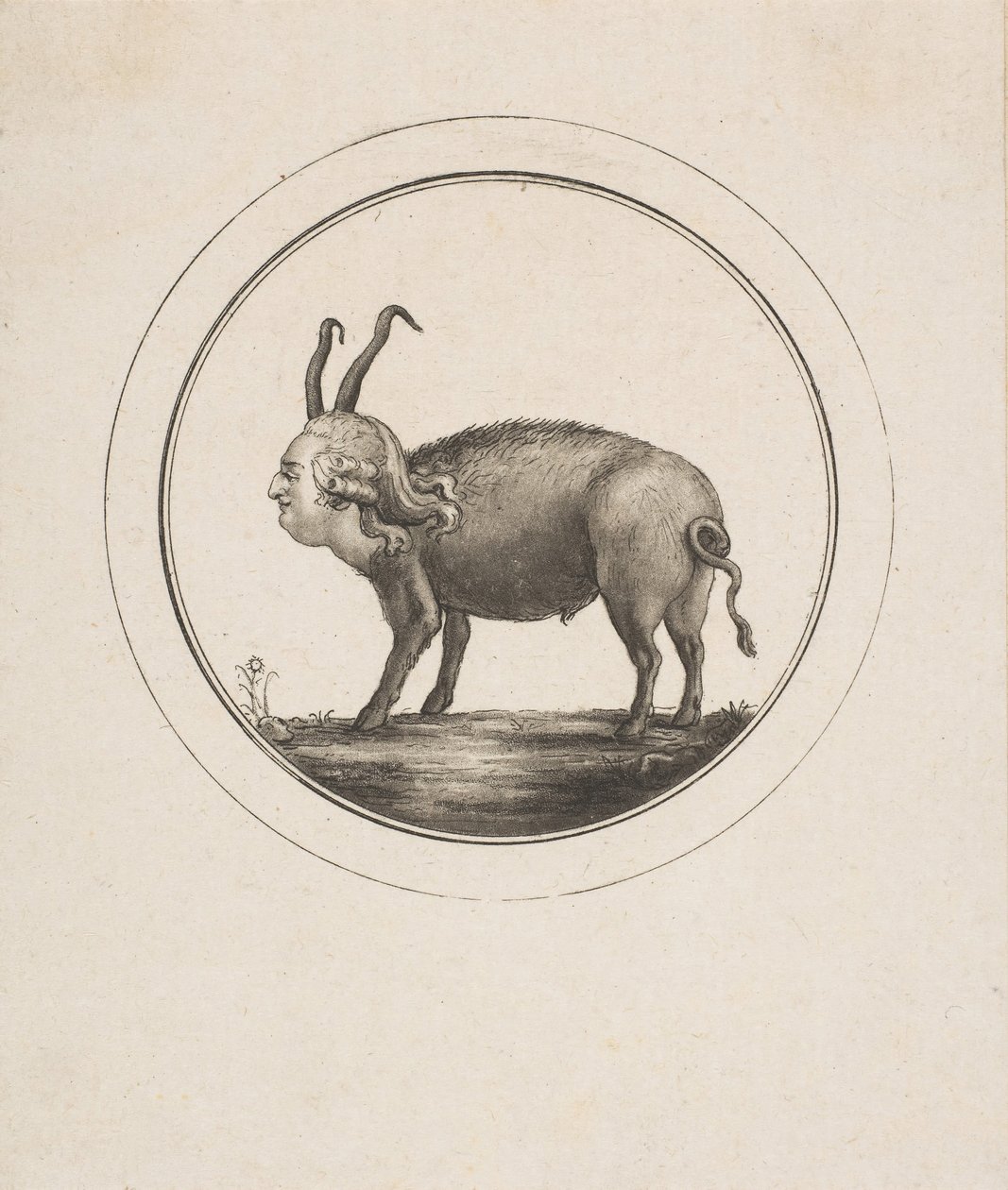 Caricature Showing Louis XVI as a Ram by Unbekannt