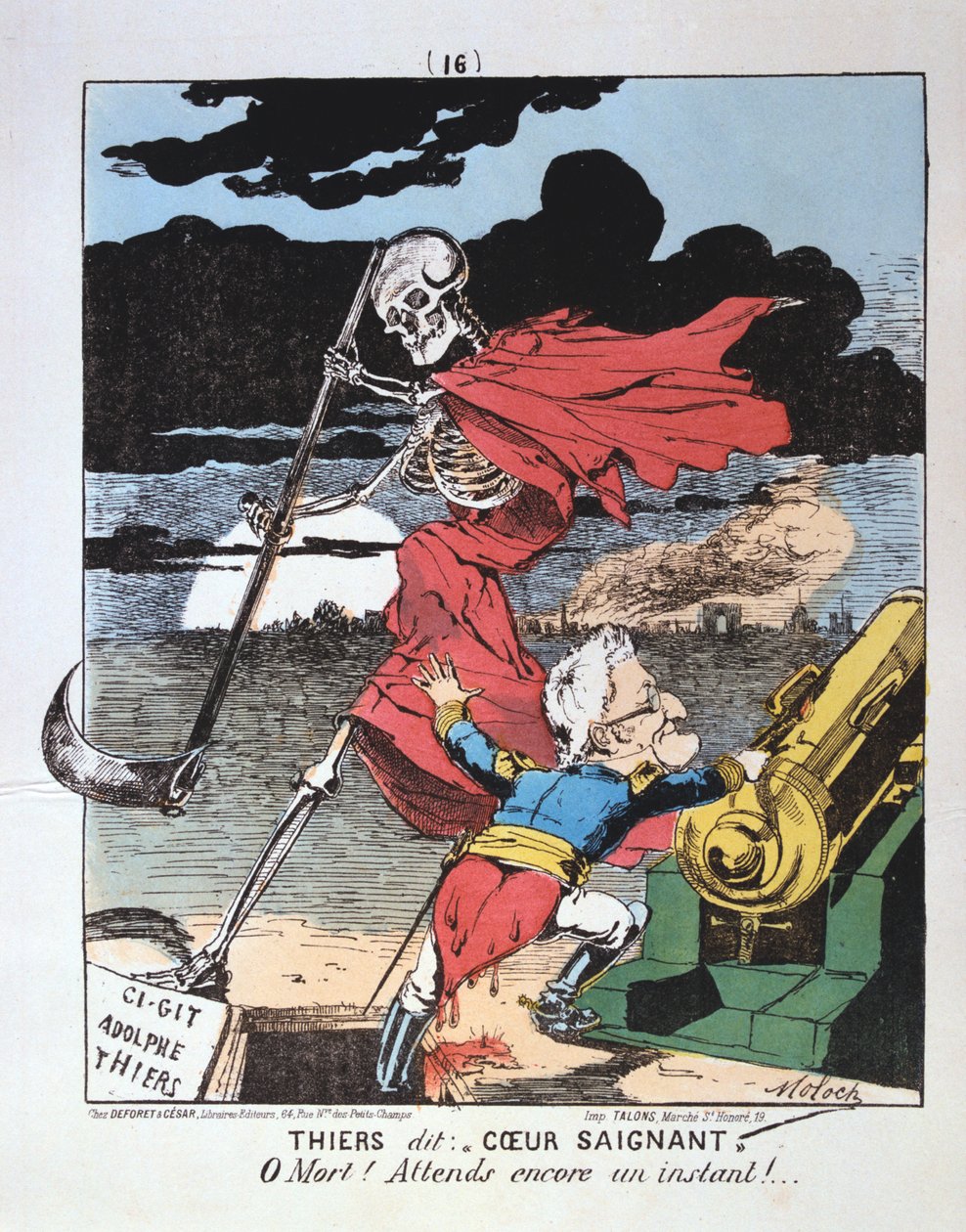 Caricature Against Adolphe Thiers by Unbekannt