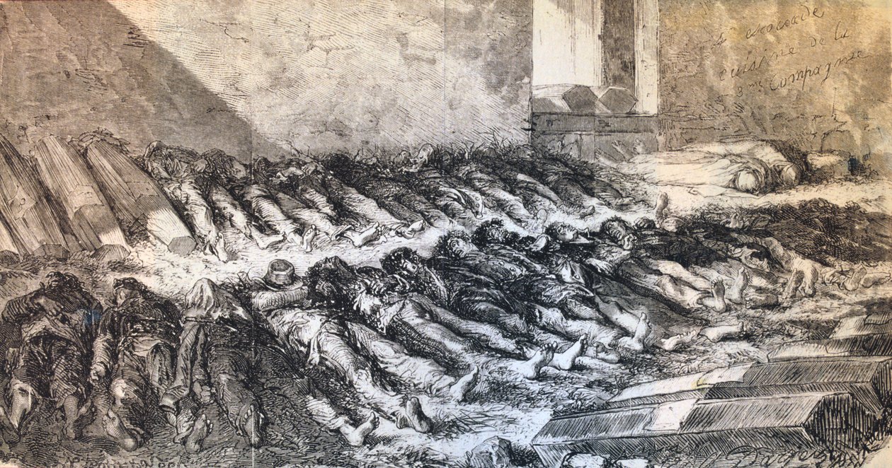 Casualties of the Paris Commune, 1871 by Unbekannt