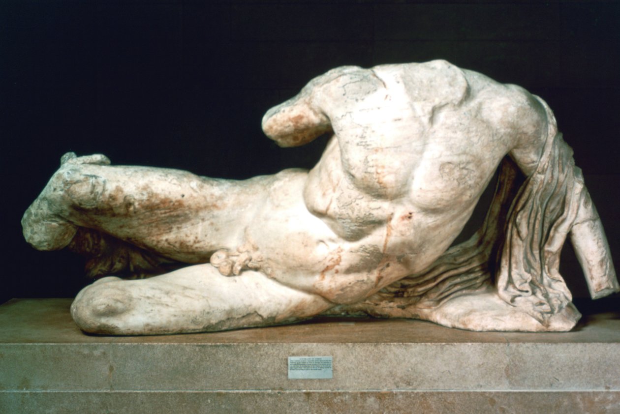 Cephisus or Illisus from the West Pediment of the Parthenon, 447-432 BC by Unbekannt