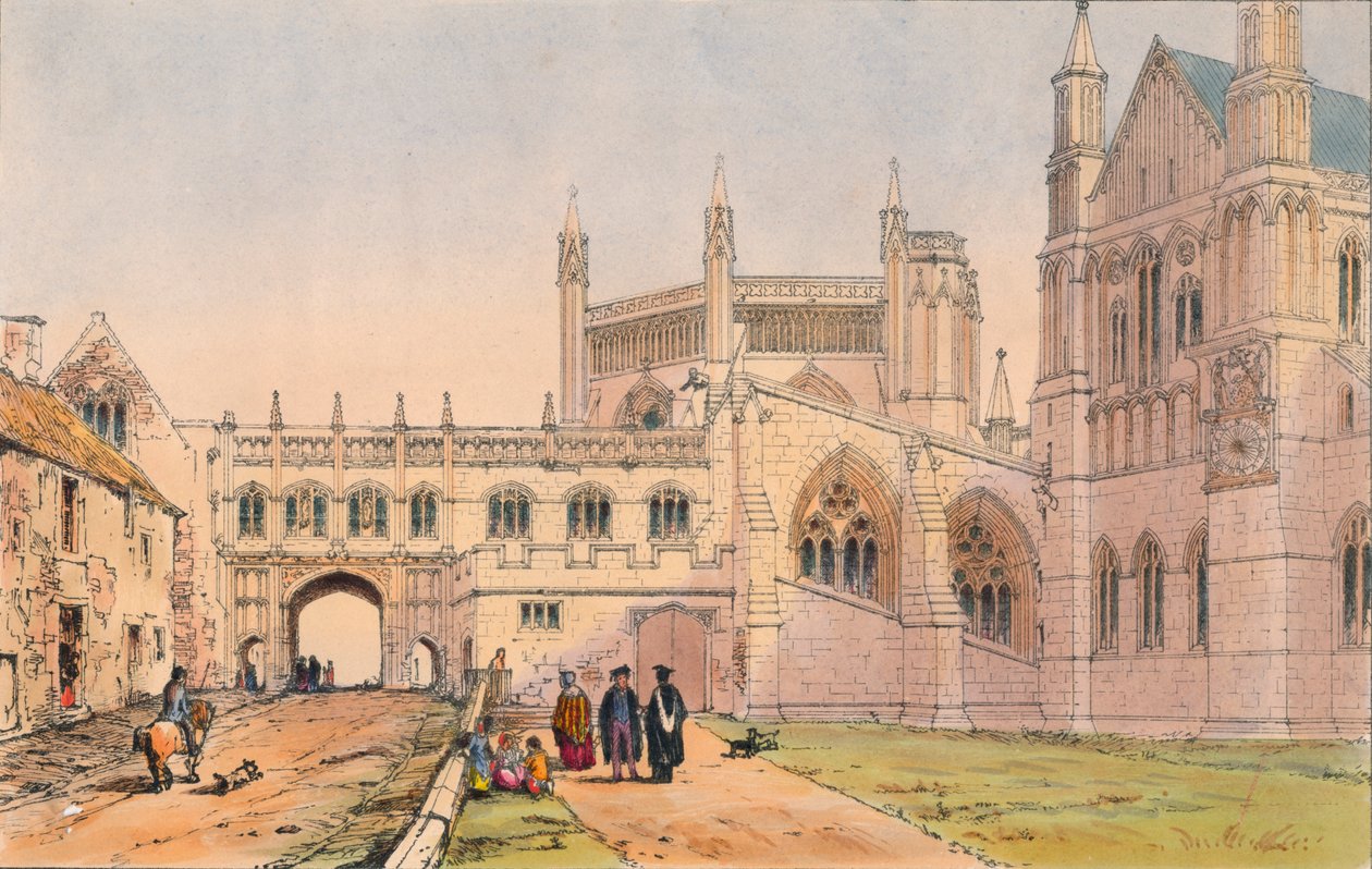 Chain Gate with Chapter House, 19th century by Unbekannt