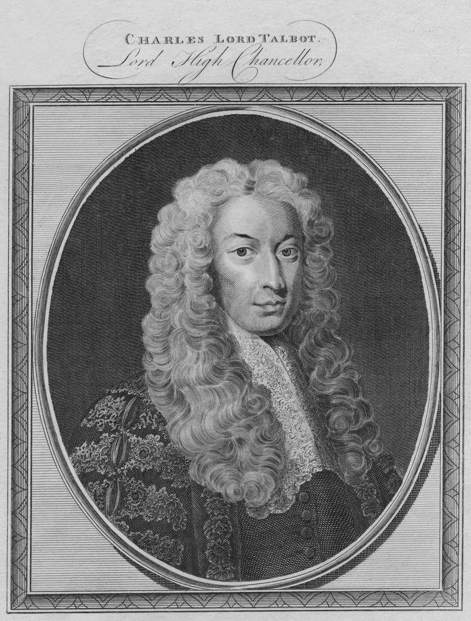 Charles Lord Talbot, Lord High Chancellor, 1786 by Unbekannt
