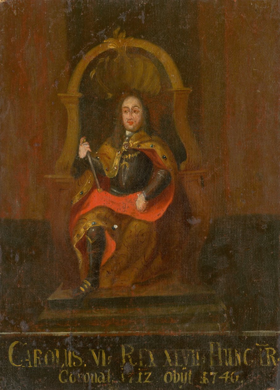 Charles VI, King of Hungary and Croatia by Unbekannt
