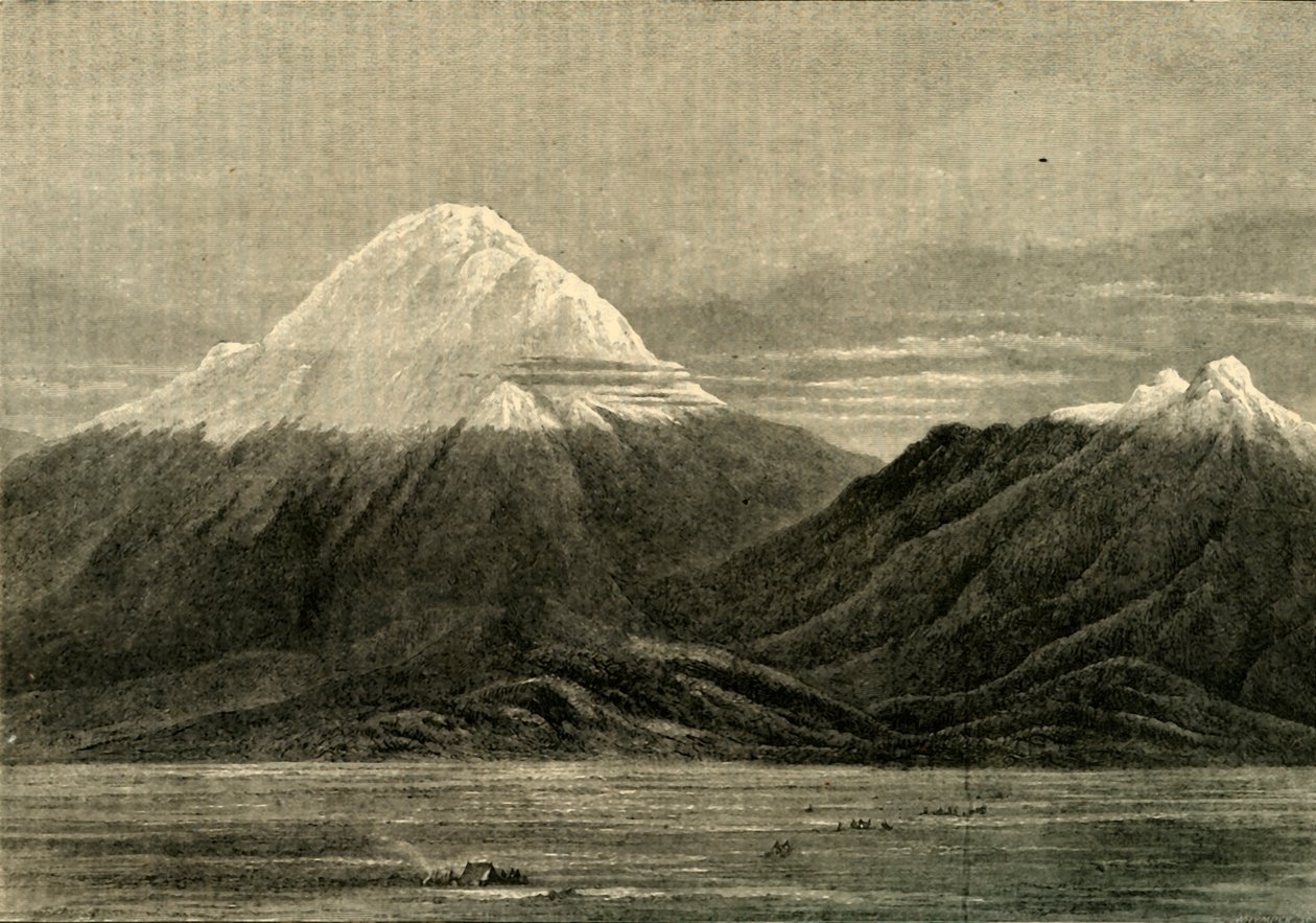Chimborazo and Carihuairazo, from the Direction of Riobamba by Unbekannt