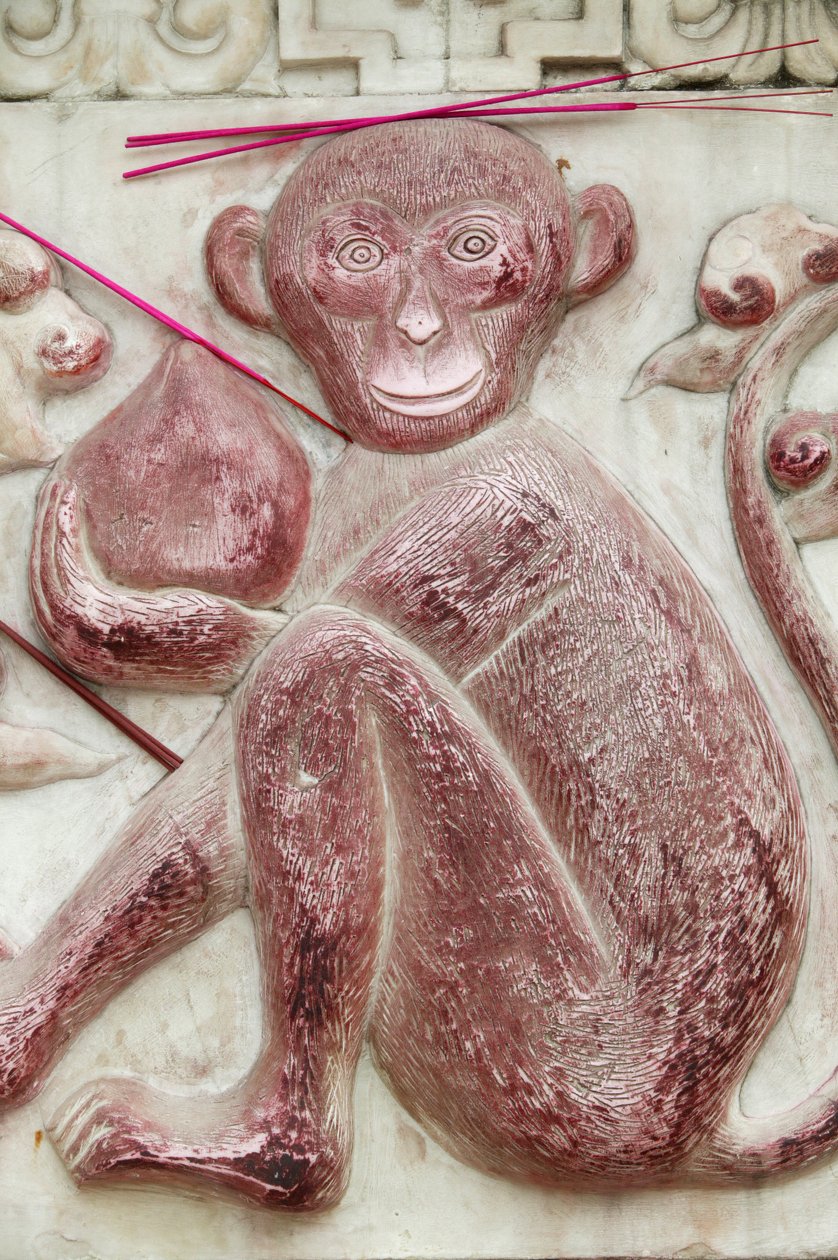 Chinese Astrological Sign. White Cloud Temple, Beijing, China by Unbekannt