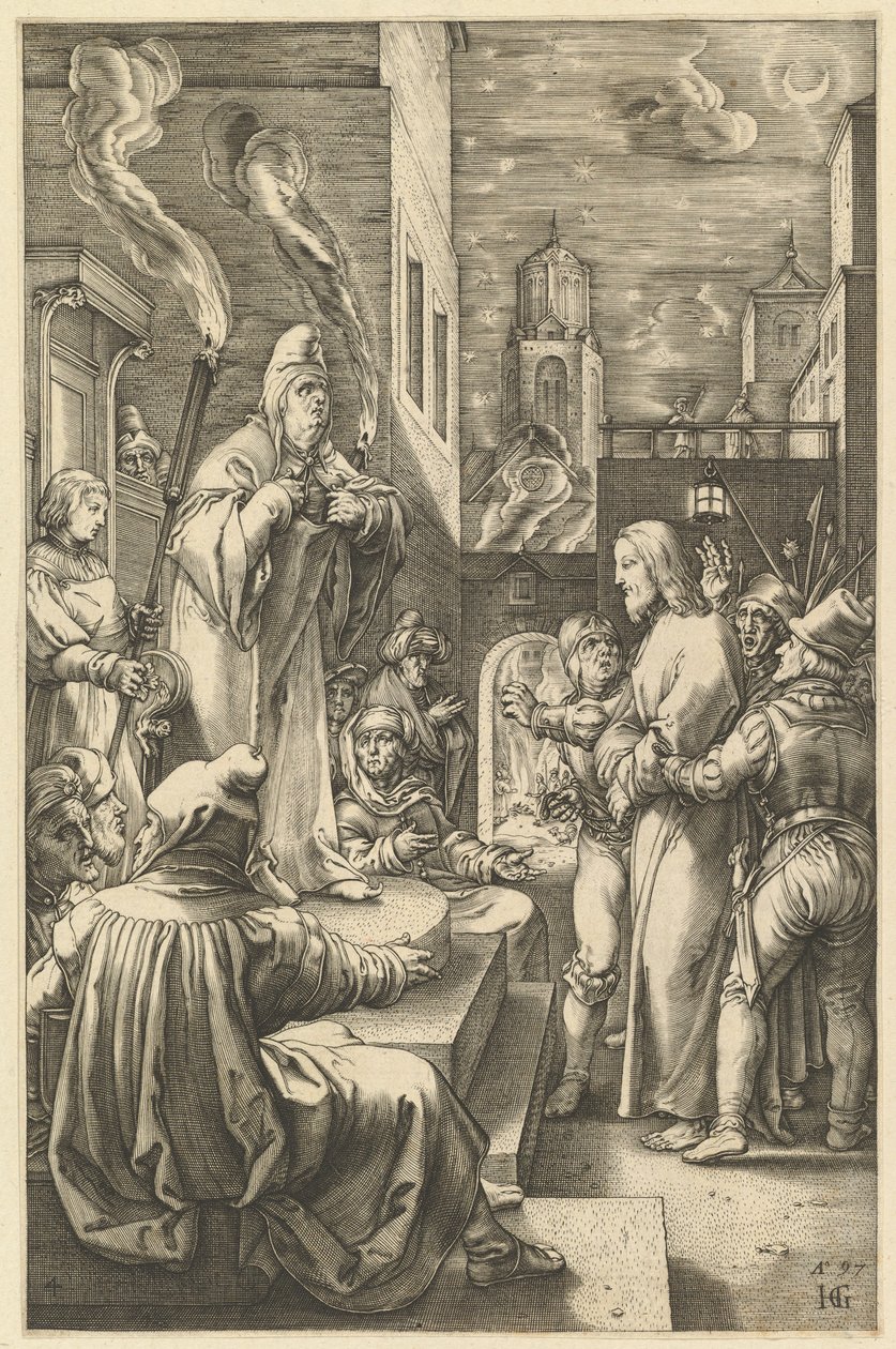 Christ Before Caiaphas, from The Passion of Christ by Unbekannt