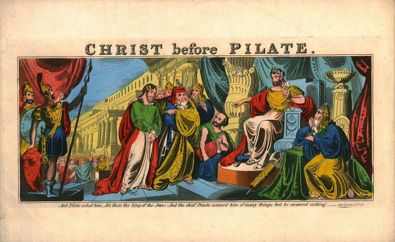 Christ before Pilate by Unbekannt