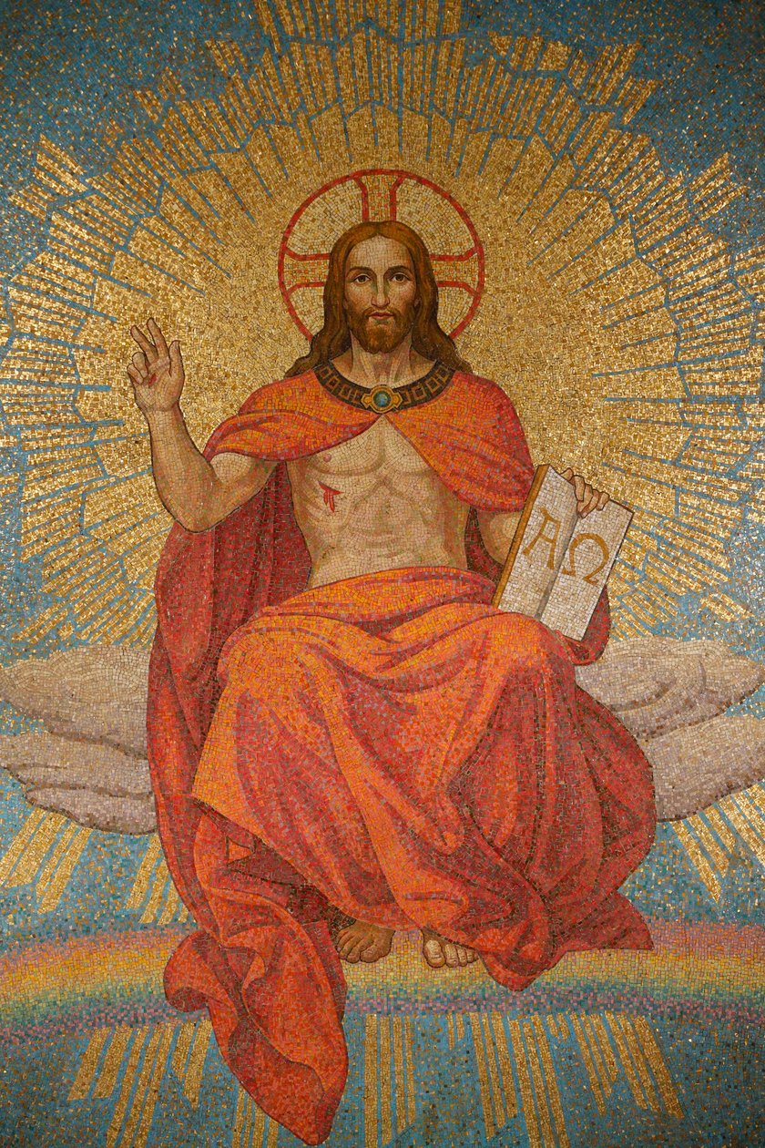 Christ in Majesty - Church of St. Alphonsus Liguori, Rome, Italy by Unbekannt