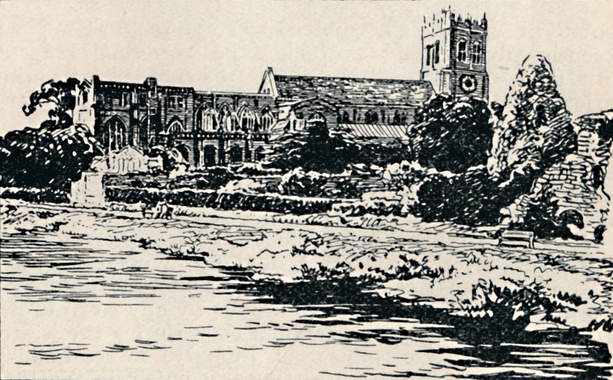 Christchurch Priory, 1929 by Unbekannt