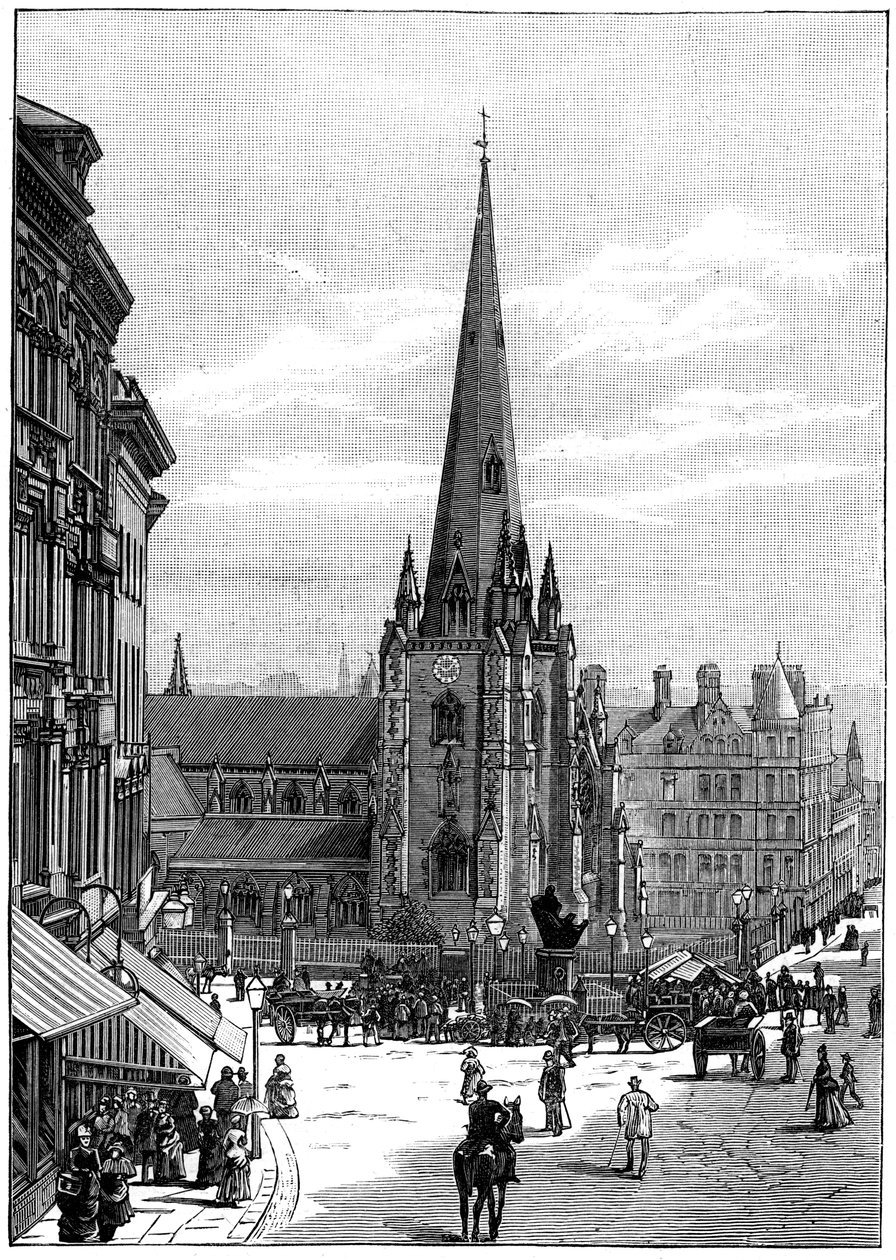 Church of St Martin in the Bull Ring, Birmingham, West Midlands by Unbekannt