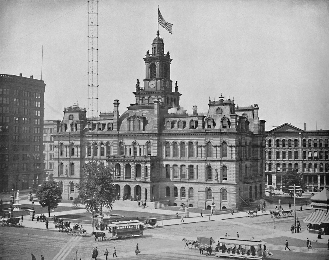 City Hall, Detroit, Michigan, 1897 by Unbekannt