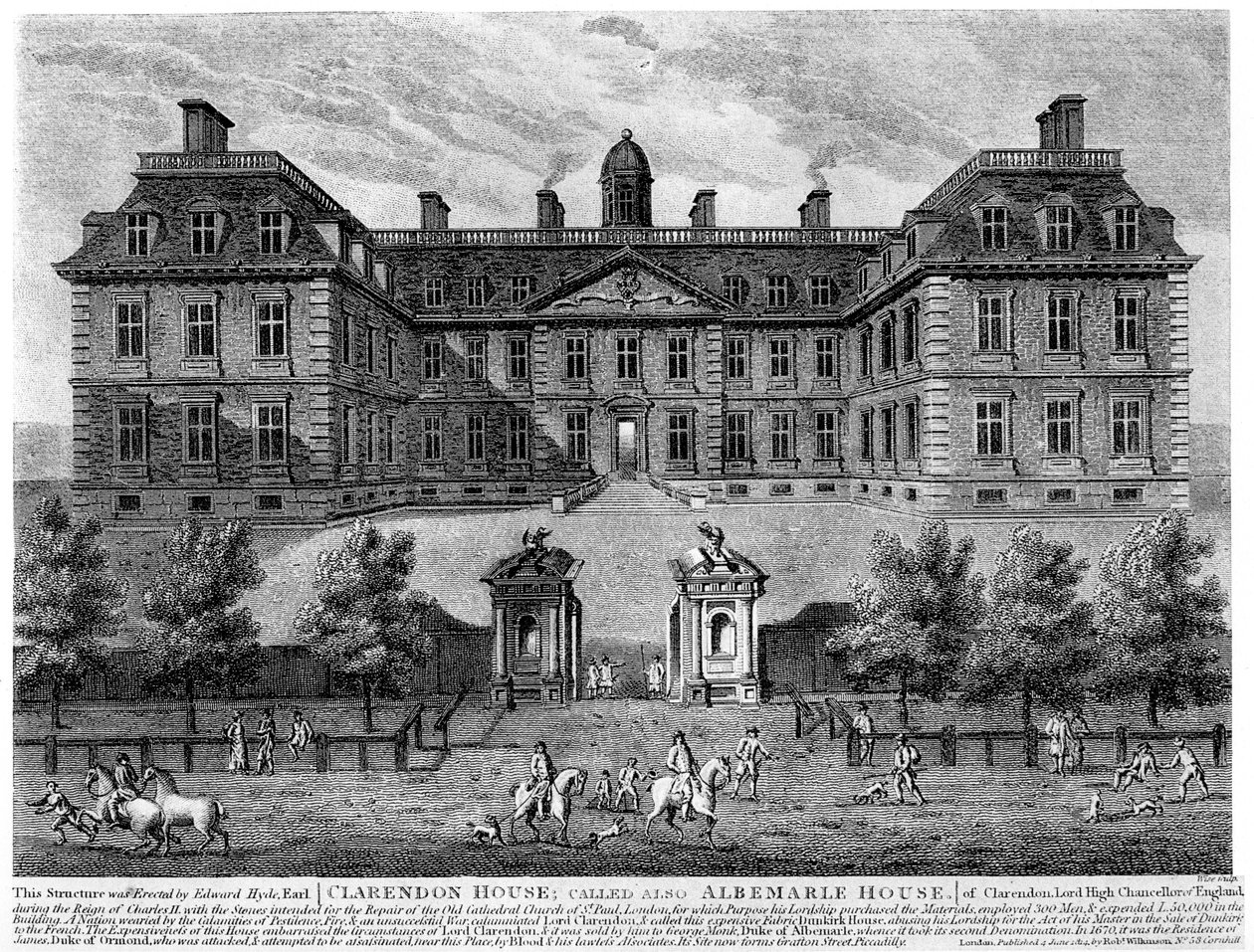 Clarendon House, Piccadilly by Unbekannt