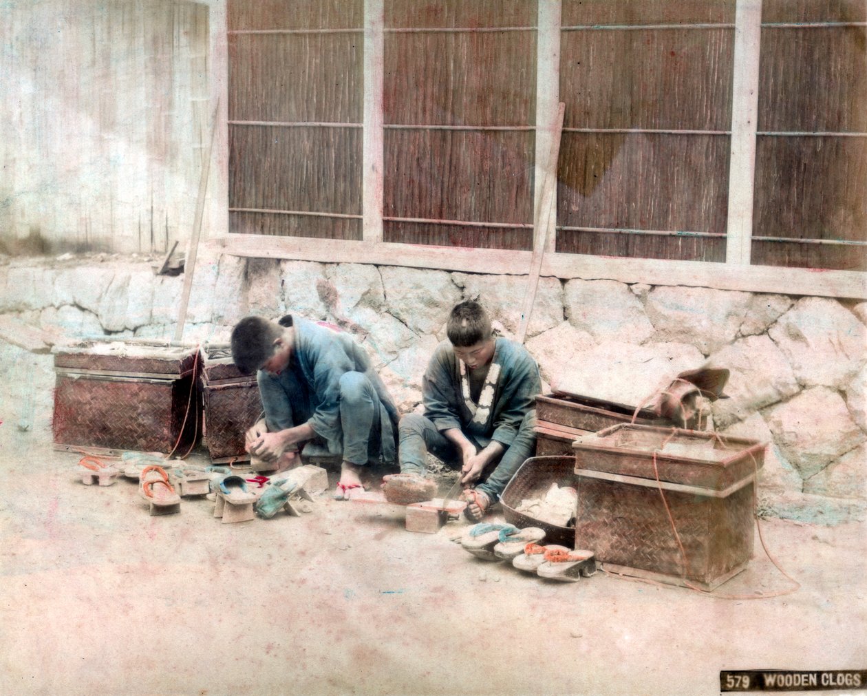 Clog makers, Japan by Unbekannt