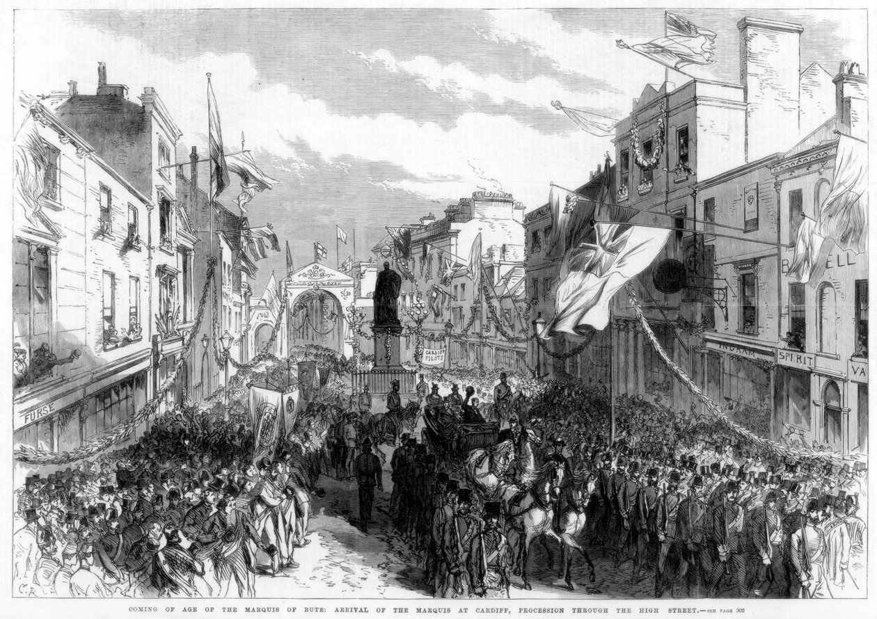 Coming of Age of the Marquess of Bute, Cardiff, Wales by Unbekannt