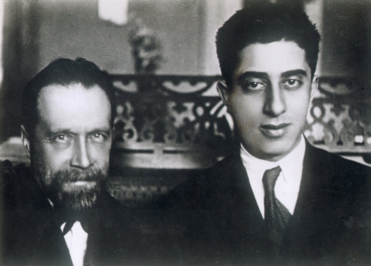 Composers Nikolai Myaskovsky and Aram Khachaturian by Unbekannt