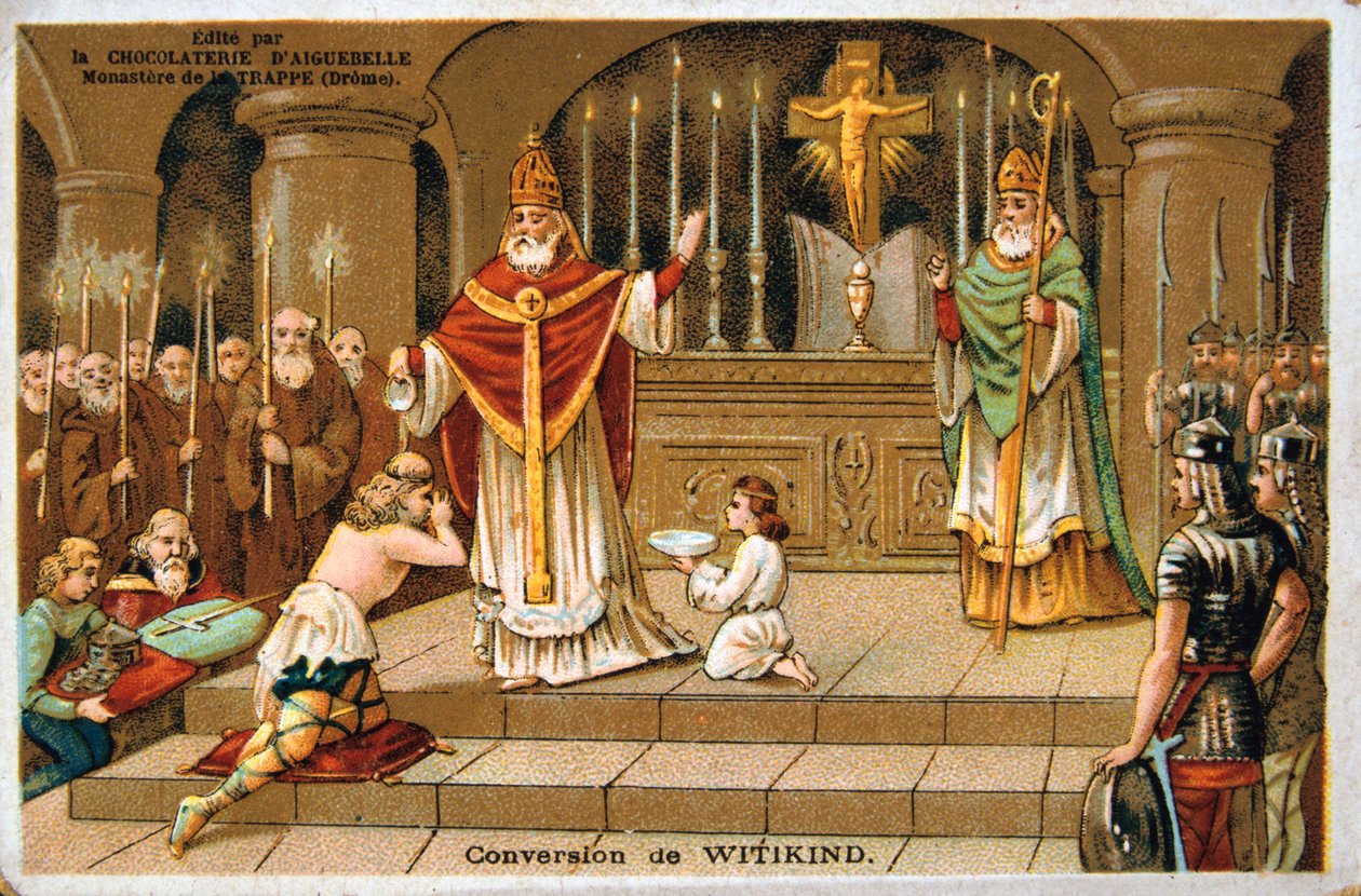 Conversion of Witikind, 785 AD by Unbekannt