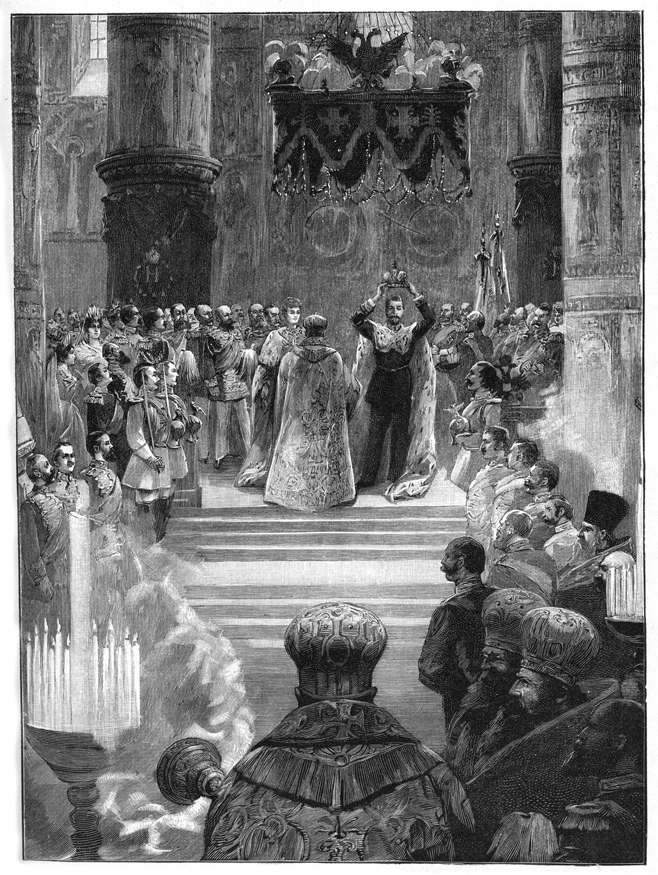 Coronation of Tsar Nicholas II, 26 May 1896 by Unbekannt