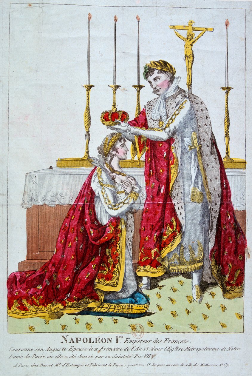 Coronation of the Empress Josephine, 2nd December 1804 by Unbekannt