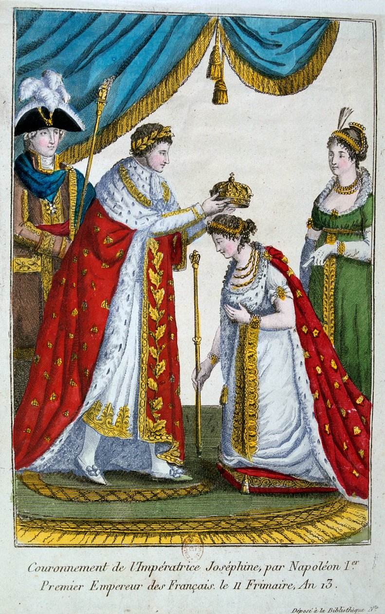 Coronation of the Empress Josephine, 2nd December 1804, 19th Century by Unbekannt