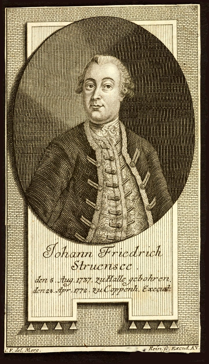 Count Johann Friedrich Struensee by Unbekannt