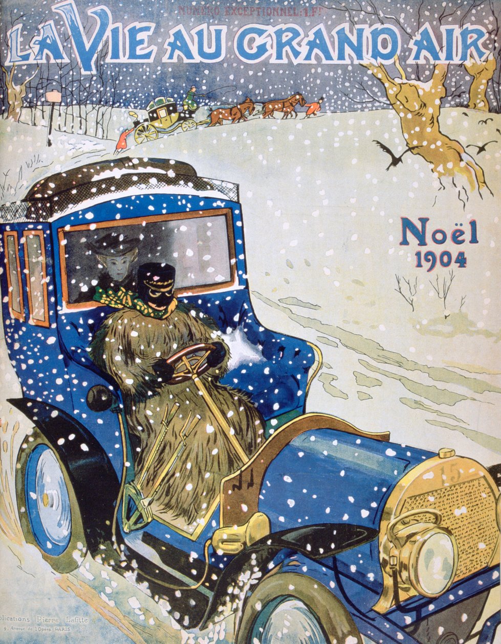 Cover for the Christmas Issue of the Magazine La Vie au Grand Air by Unbekannt