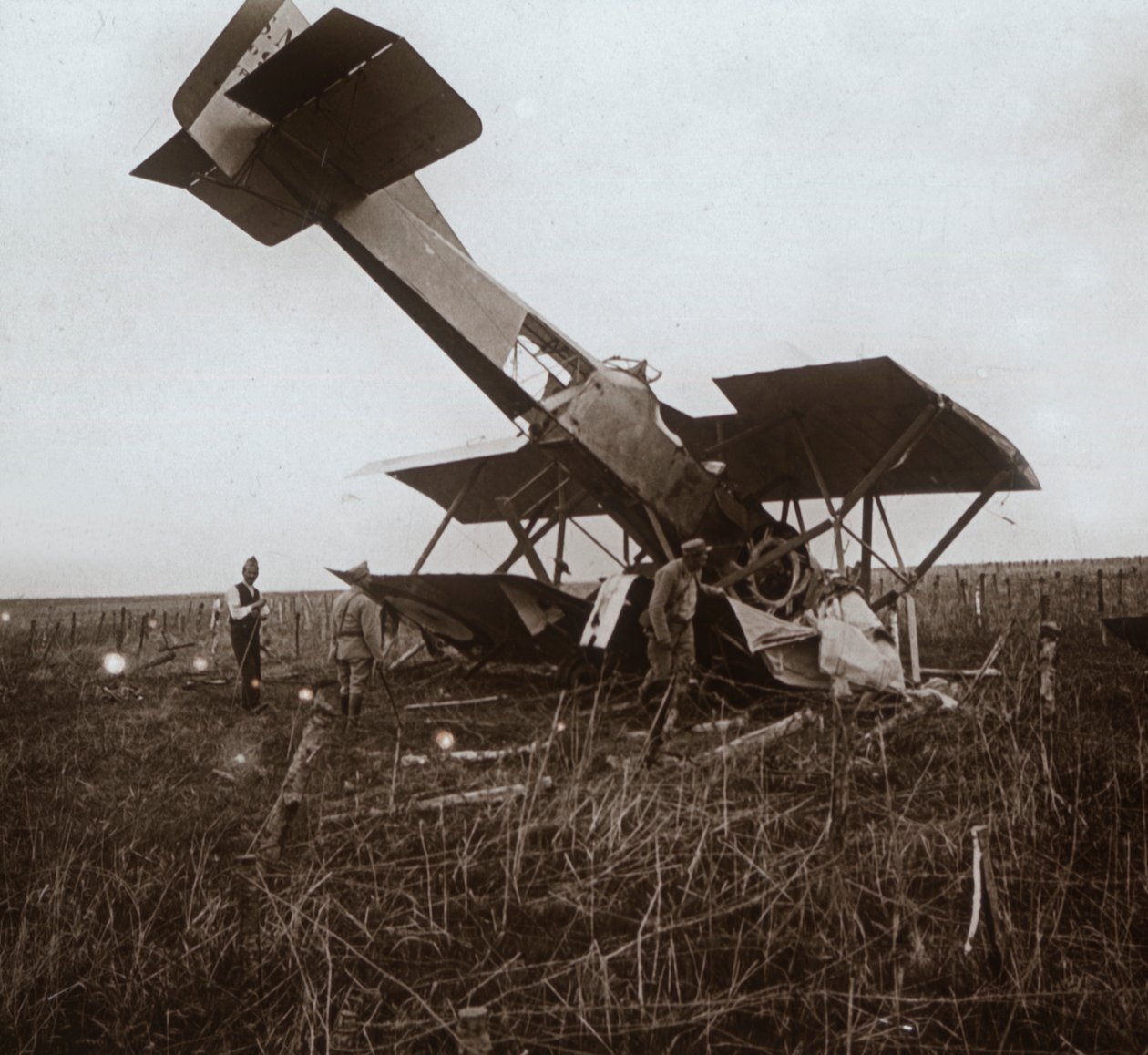 Crashed Plane, Tracy-le-Val, Northern France by Unbekannt