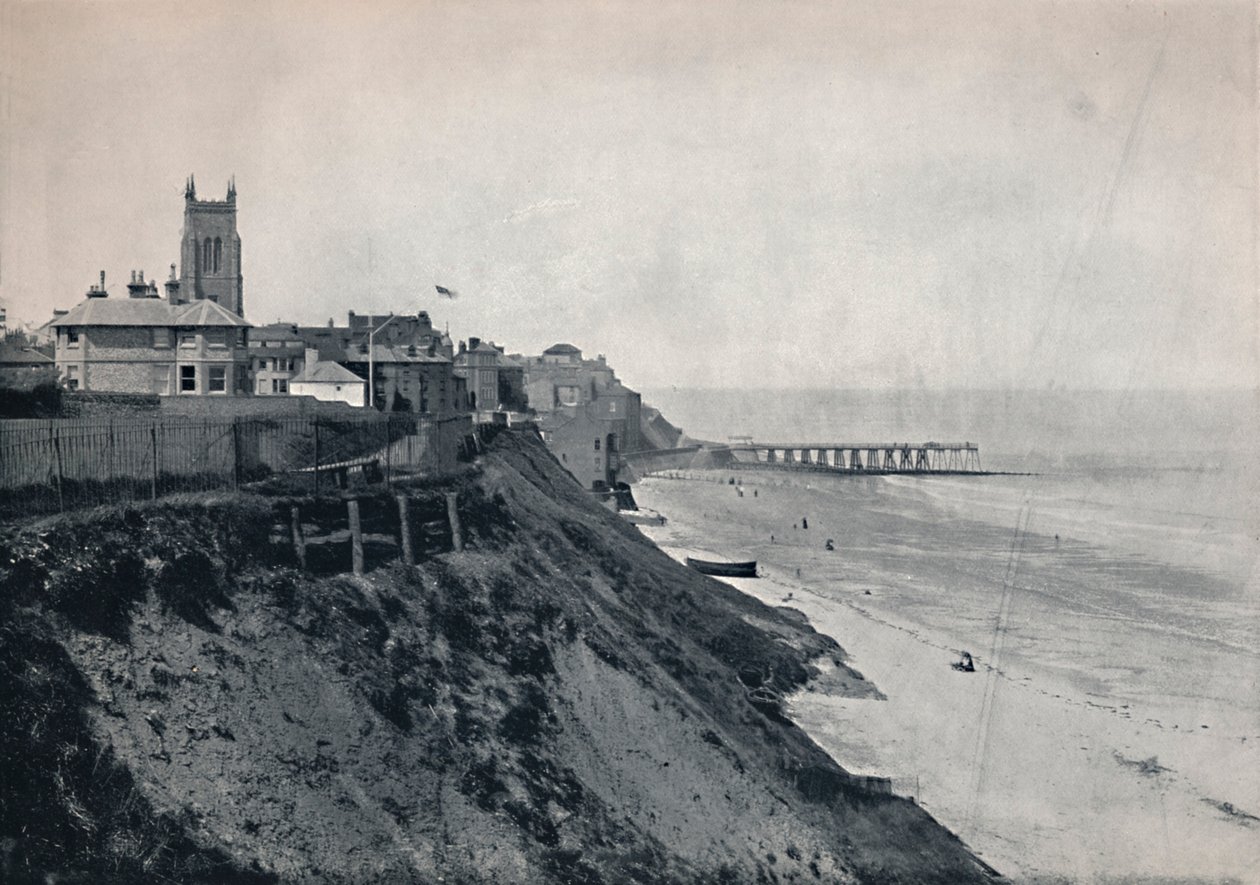 Cromer - Showing the Church on the Cliffs by Unbekannt