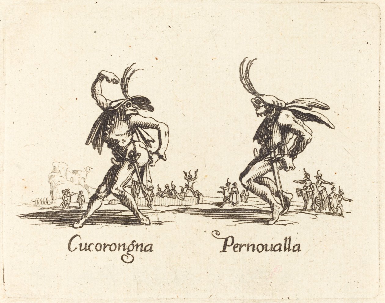 Cucorongna and Pernoualla by Unbekannt