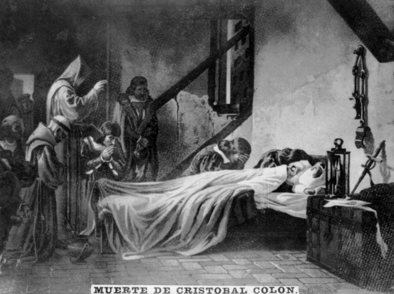 Death of Christopher Columbus by Unbekannt