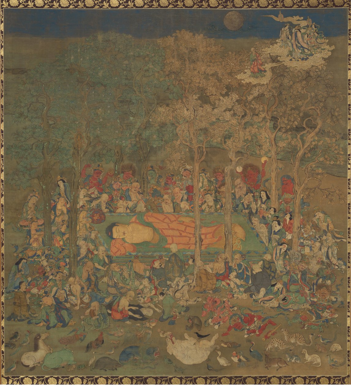 Death of the Historical Buddha Nehan-zu by Unbekannt
