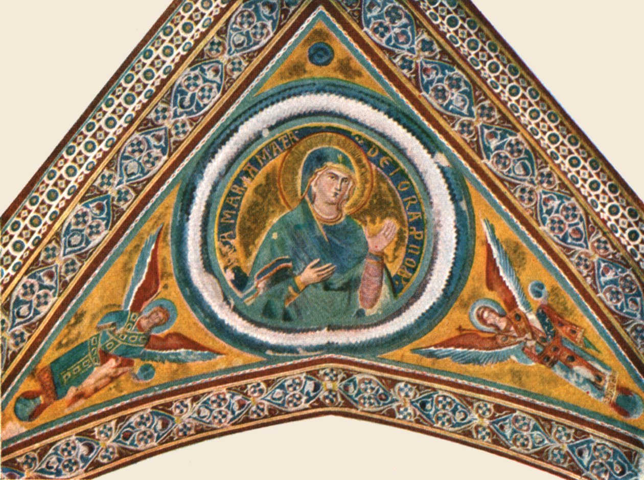 Decoration in the Basilica of Saint Francis, Assisi, Italy, 1928 by Unbekannt