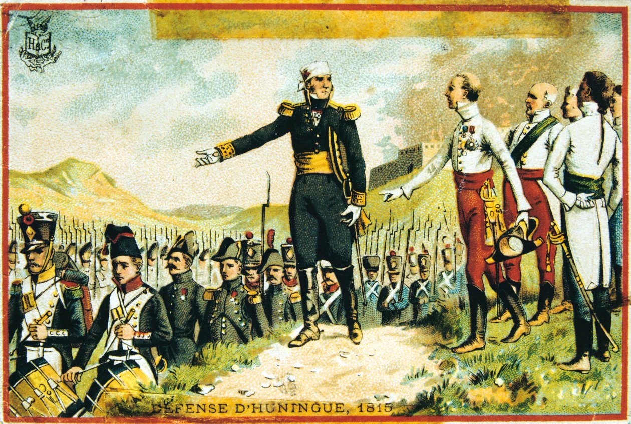 Defense of Huningue by Unbekannt